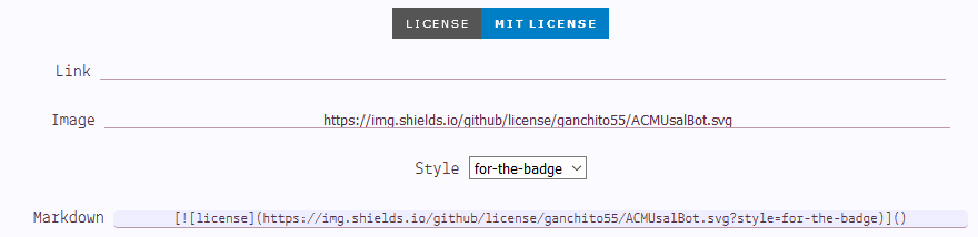 Insignia para mostrar la licencia de tu proyecto en GitHub