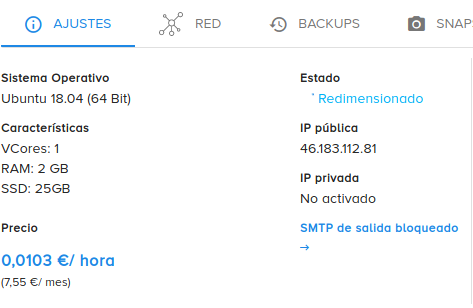 Como redimensionar un servidor con tu propia plataforma de hosting